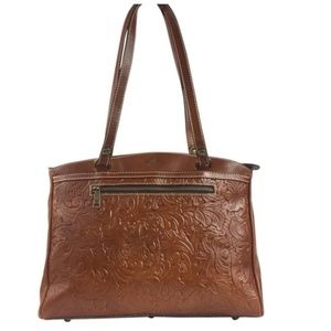 Patricia Nash Poppy Tooled Florence Handbag